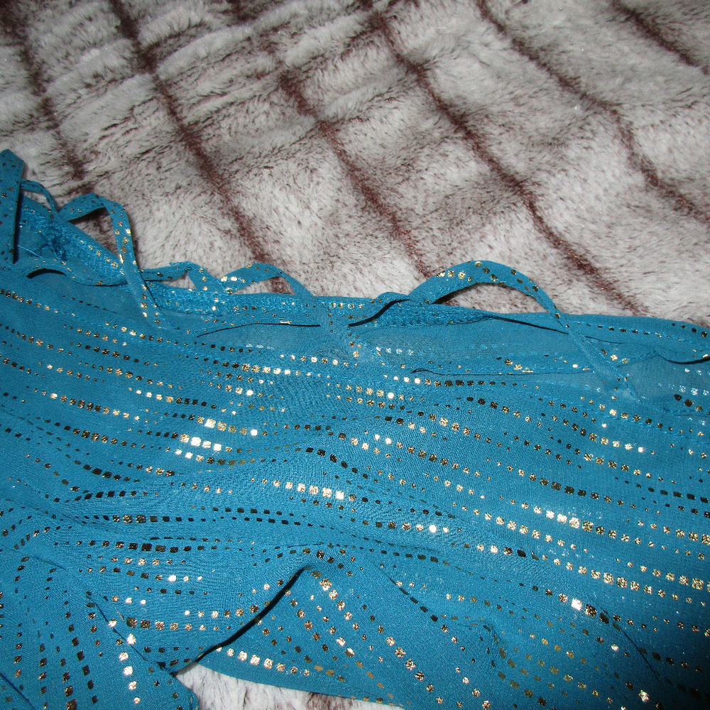 Metallic Retro Blouse - Picture 3 of 5